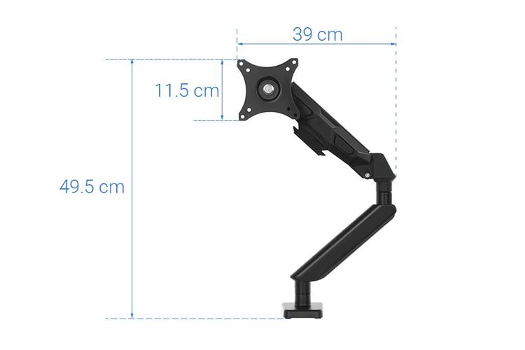 Giá treo màn hình WARRIOR WA MH0901 Màu Đen