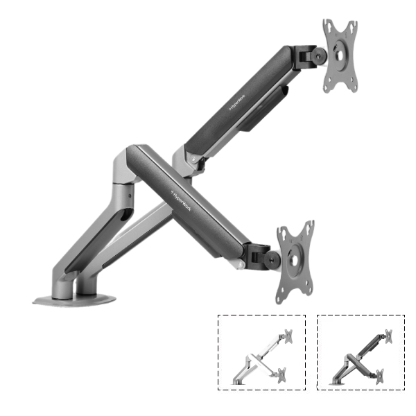 Giá treo màn hình đôi HyperWork T6 Pro Dual