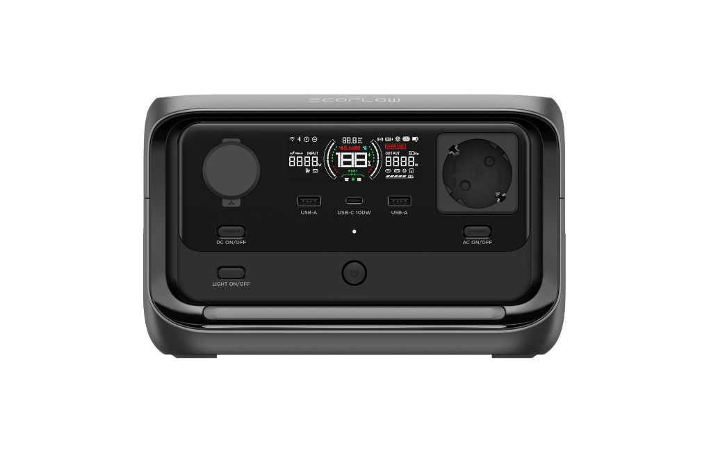 Trạm sạc di động Ecoflow 600W/286WH River 3 Plus Màu Đen