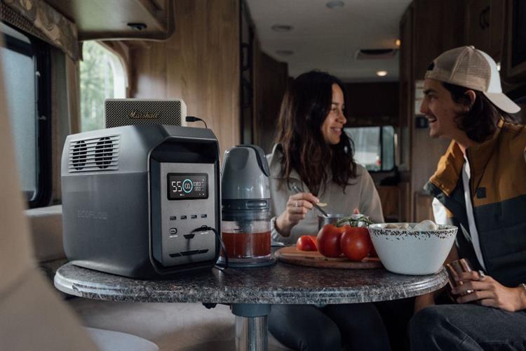 Trạm sạc di động Ecoflow 1800W/1024WH Delta 3 Màu Đen