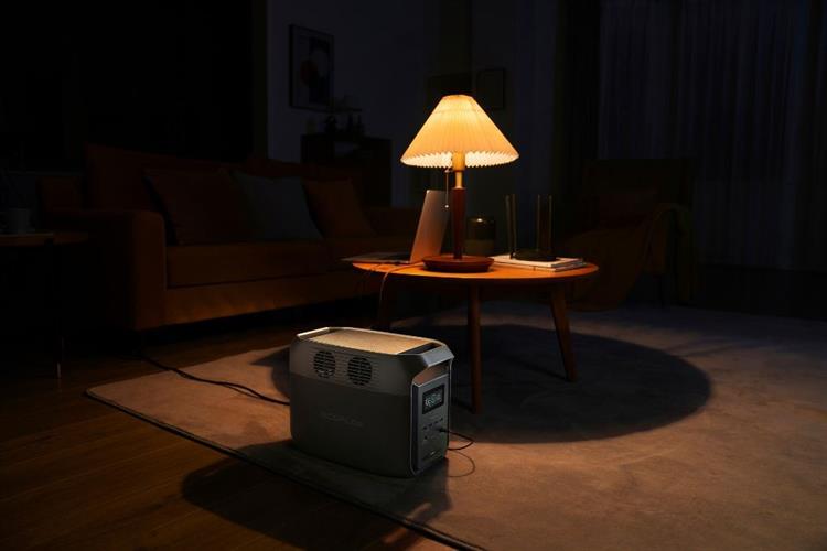 Trạm sạc di động Ecoflow 1800W/1024WH Delta 3 Màu Đen