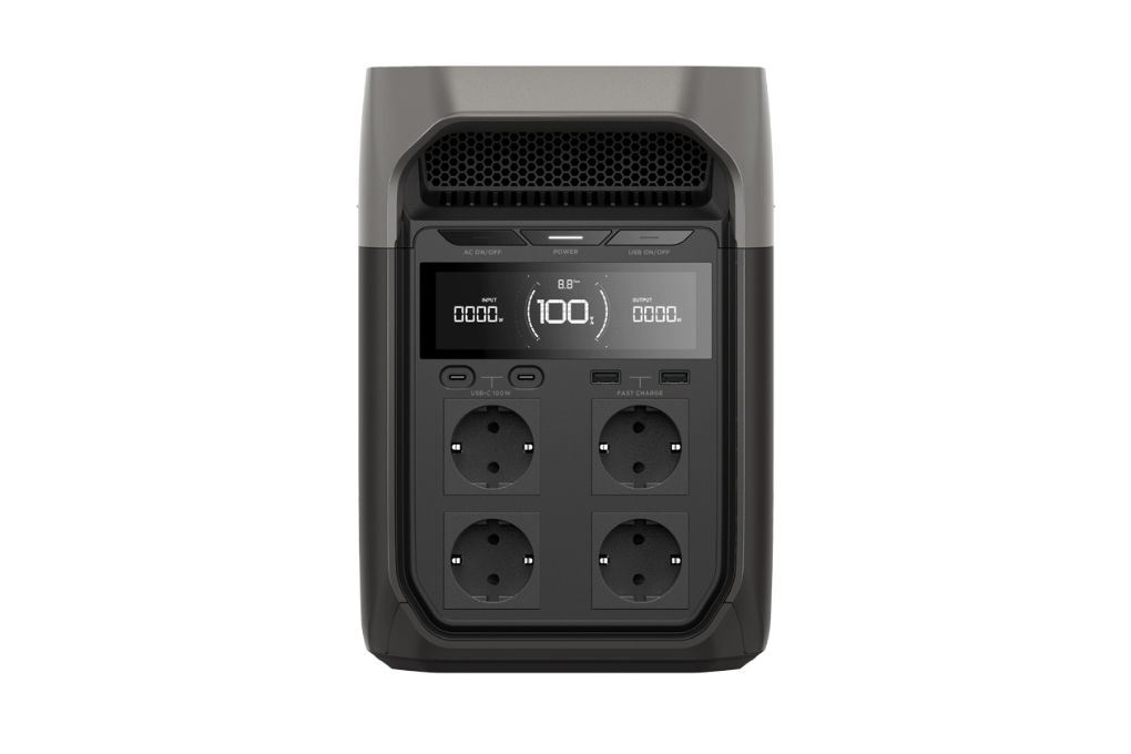 Trạm sạc di động Ecoflow 1800W/1024WH Delta 3 Màu Đen