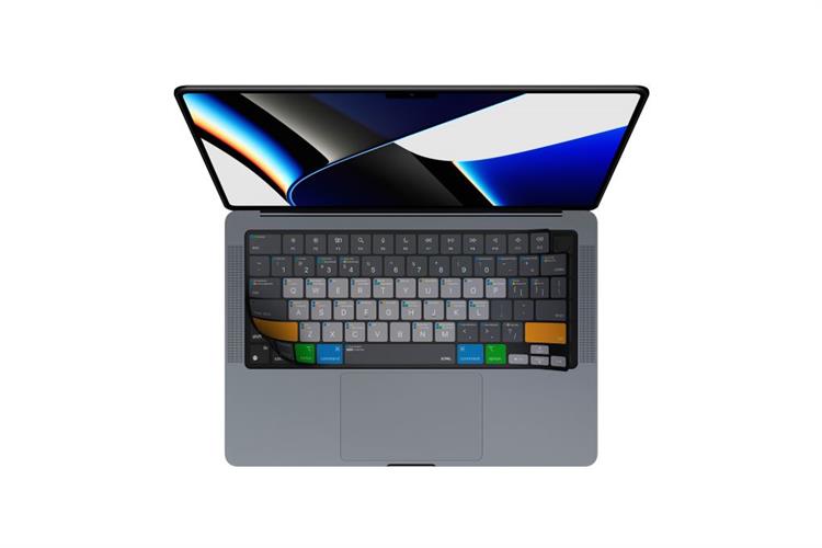 Phủ phím JCPAL Verskin Learn Macbook Pro 14 inch/ 16 inch Xám