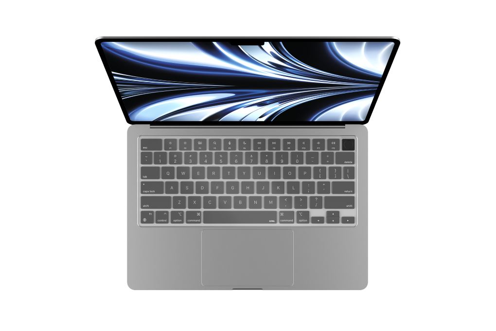 Phủ phím JCPAL Fitskin TPU Macbook Neo/Air/Pro M2-M5 Trong Suốt Màu Trắng
