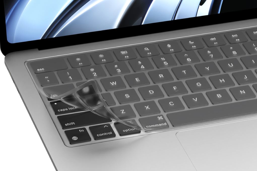 Phủ phím JCPAL Fitskin TPU Macbook Neo/Air/Pro M2-M5 Trong Suốt Màu Trắng