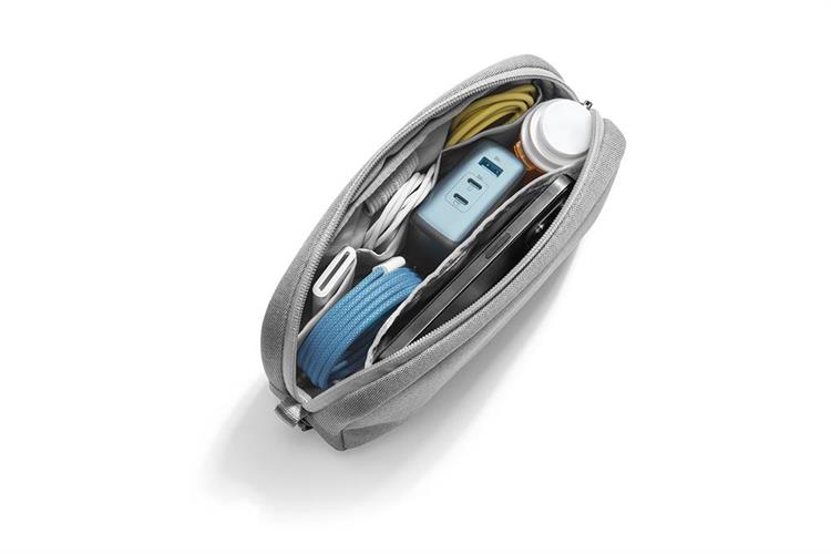 Túi phụ kiện Tomtoc Electronic Accessory Pouch 1L T12S1 Màu Xám