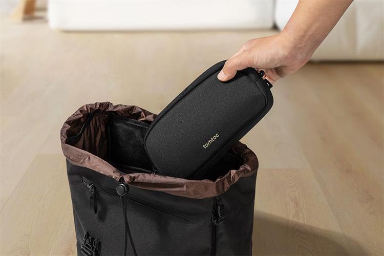 Túi phụ kiện Tomtoc Electronic Accessory Pouch 1L T12S1 Màu Đen