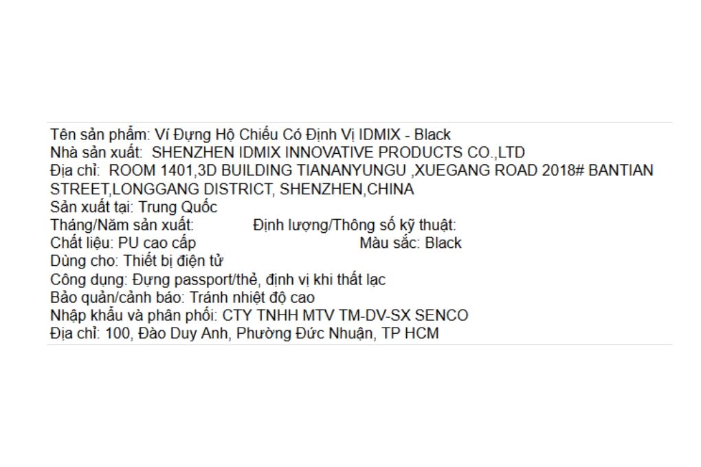 Bao da hộ chiếu IDMIX PU - 7