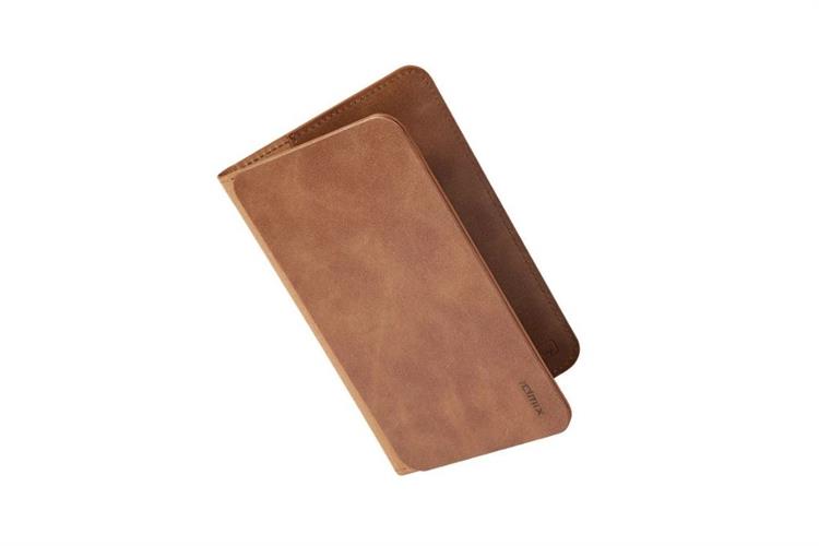 Bao da hộ chiếu IDMIX PU Màu Nâu