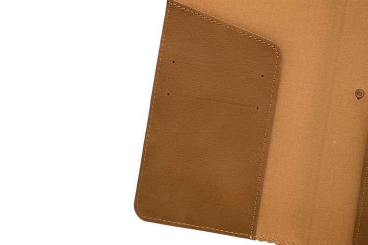 Bao da hộ chiếu IDMIX PU Màu Nâu