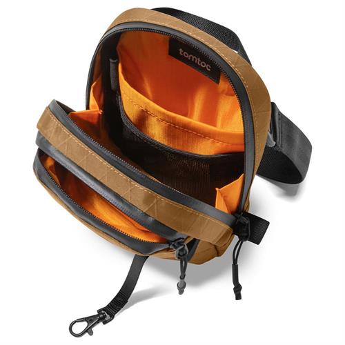 Túi đeo chéo Tomtoc X-Pac Aviator-T37 Travel Crossbody T37S1Y1 Màu Nâu
