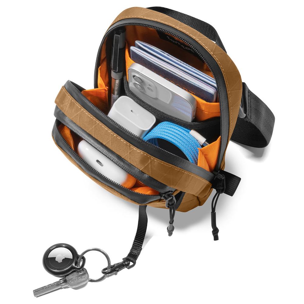 Túi đeo chéo Tomtoc X-Pac Aviator-T37 Travel Crossbody T37S1Y1 Màu Nâu