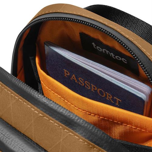 Túi đeo chéo Tomtoc X-Pac Aviator-T37 Travel Crossbody T37S1Y1 Màu Nâu