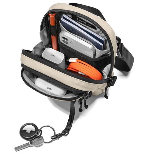 Túi đeo chéo Tomtoc Aviator-T37 Travel Crossbody T37S1K1 Màu Khaki/xanh