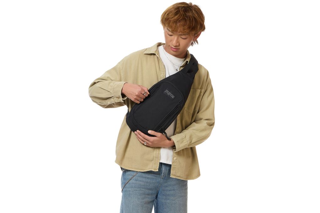 Túi đeo Jansport Move Sling FX Soft Nylon 6L Đen Màu Đen