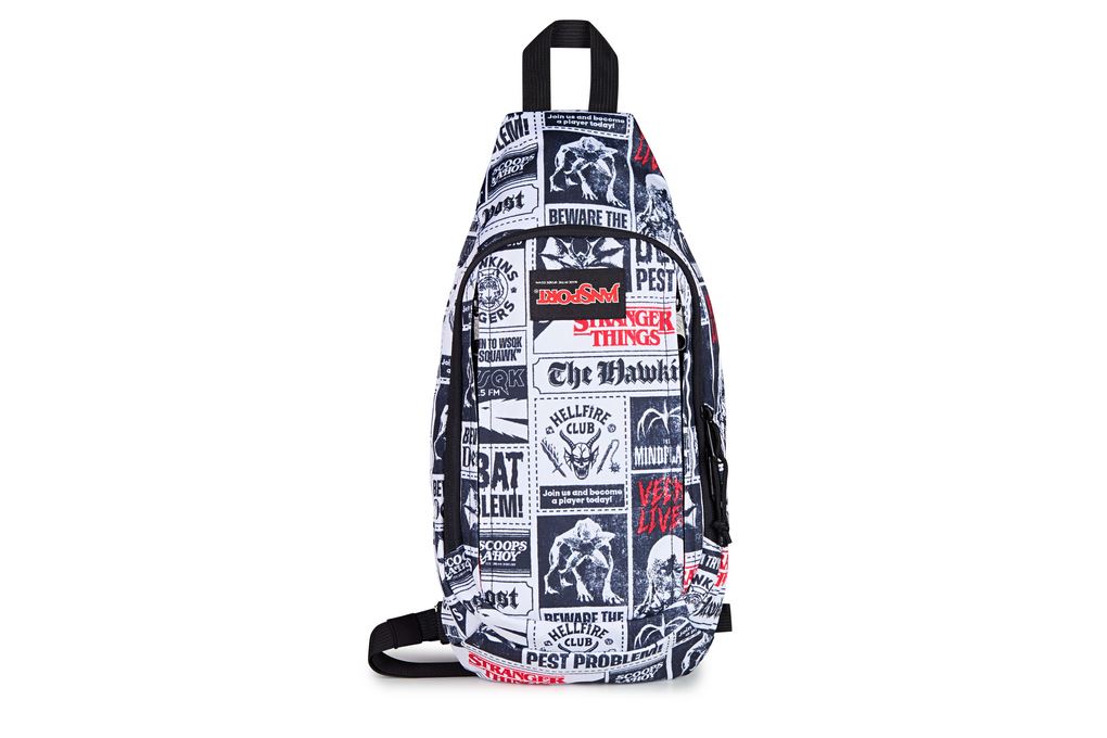 Túi đeo Jansport Move Sling Hawkins Post 6L Họa Tiết Màu Đen/Trắng