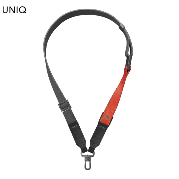 Dây Điện Thoại Đeo Chéo/Đeo Tay UNIQ VISTA DUO Xám Than/Cam