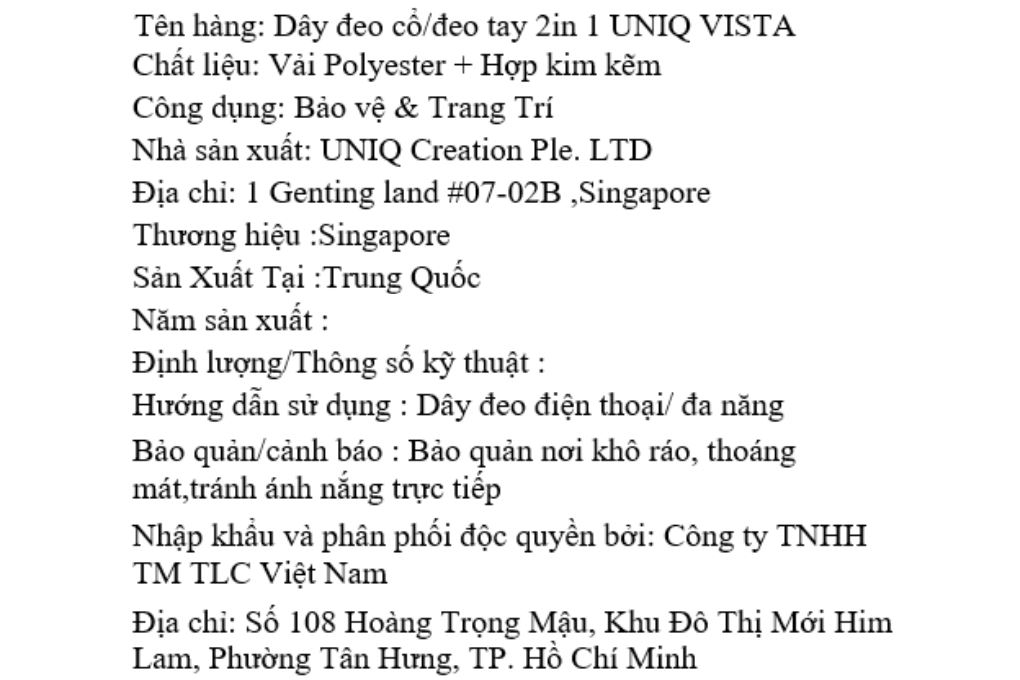 Dây Điện Thoại Đeo Chéo/Đeo Tay UNIQ VISTA DUO Xanh Navy Màu Xanh Navy
