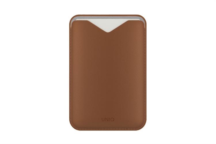 Ví đựng thẻ UNIQ Nâu LYDEN EVO MAGNETIC