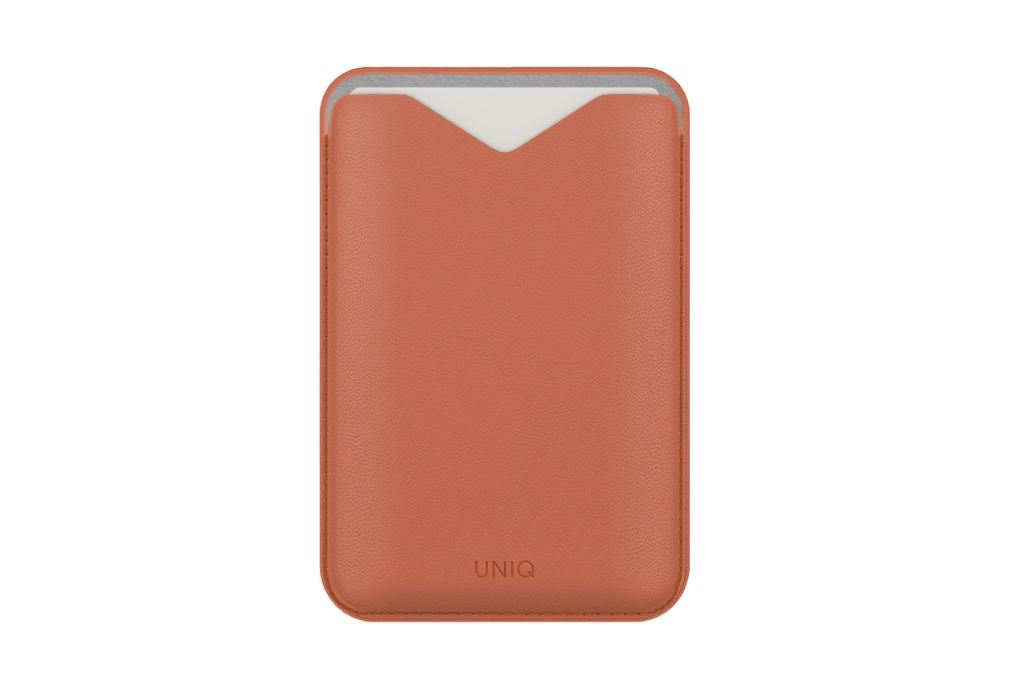 Ví đựng thẻ UNIQ Đỏ Gạch LYDEN EVO MAGNETIC Màu Đỏ