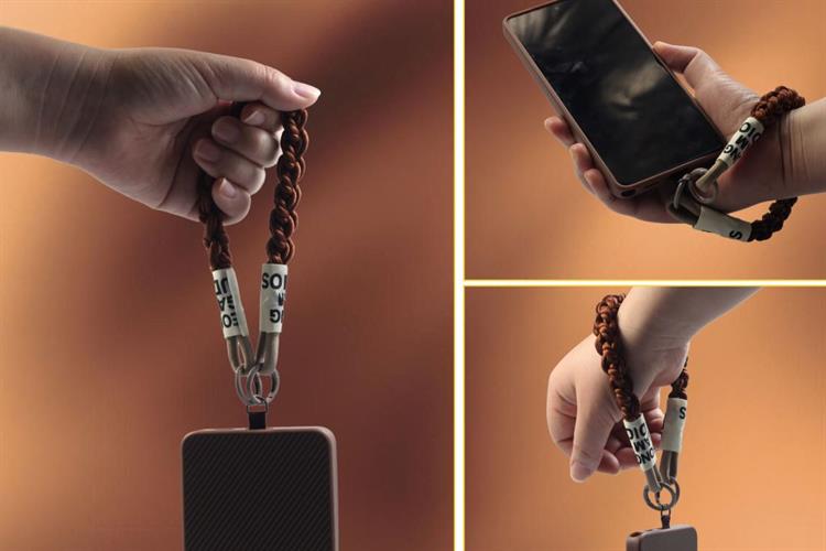 Dây Điện Thoại Đeo Tay AVA+ Nâu OCLSY-05 Màu Nâu