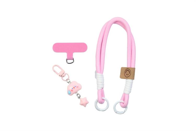 Dây Điện Thoại Đeo Tay AVA+ Hồng OCLSY-05 Màu Hồng