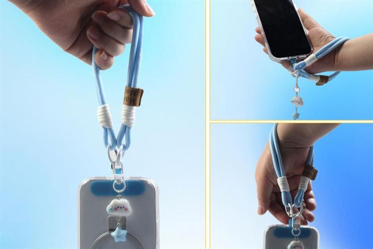 Dây Điện Thoại Đeo Tay AVA+ Xanh Dương OCLSY-05 Màu Xanh Dương