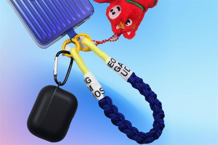 Dây Điện Thoại Đeo Tay Kèm Charm Ngựa AVA+ Xanh Navy OCLSY-05 Màu Xanh Navy