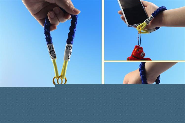 Dây Điện Thoại Đeo Tay Kèm Charm Ngựa AVA+ Xanh Navy OCLSY-05 Màu Xanh Navy