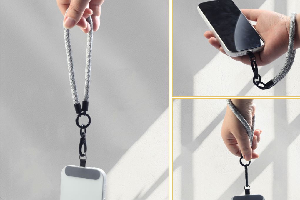Dây Điện Thoại Đeo Chéo/Đeo Tay AVA+ Xám OCLLY-02 - 5
