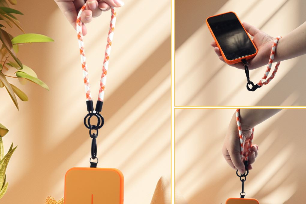 Dây Điện Thoại Đeo Chéo/Đeo Tay AVA+ Cam OCLLY-02 - 2