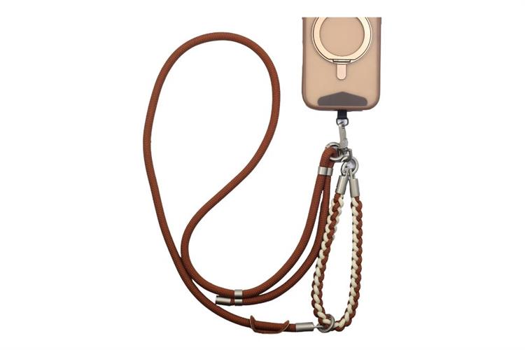 Dây Điện Thoại Đeo Chéo/Đeo Tay AVA+ Nâu OCLLY-08 Màu Nâu