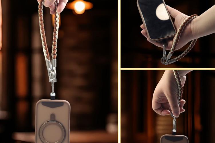 Dây Điện Thoại Đeo Chéo/Đeo Tay AVA+ Nâu OCLLY-08 Màu Nâu