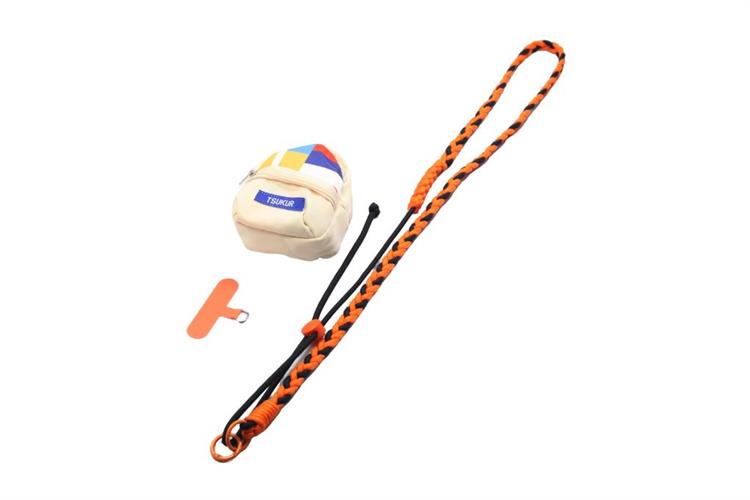 Dây Điện Thoại Đeo Chéo Kèm Charm Balo AVA+ Cam OCLLY-06 Màu Cam