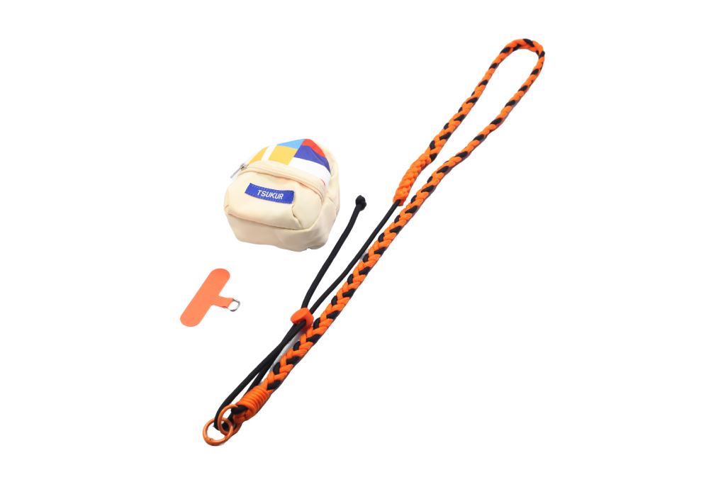 Dây Điện Thoại Đeo Chéo Kèm Charm Balo AVA+ Cam OCLLY-06 Màu Cam