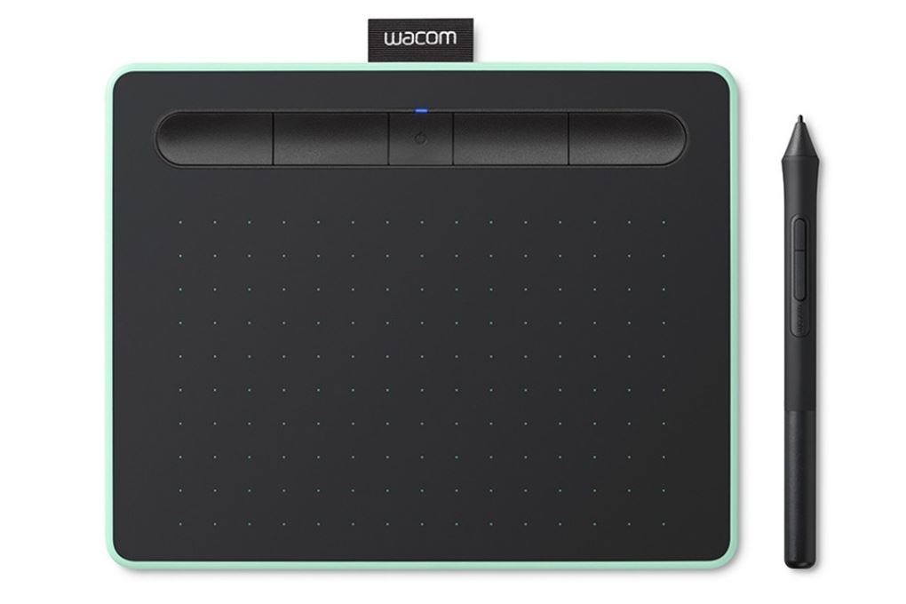 Bảng vẽ điện tử Wacom Intuos Small Bluetooth CTL-4100WL/E0-C Màu Đen - Xanh lá