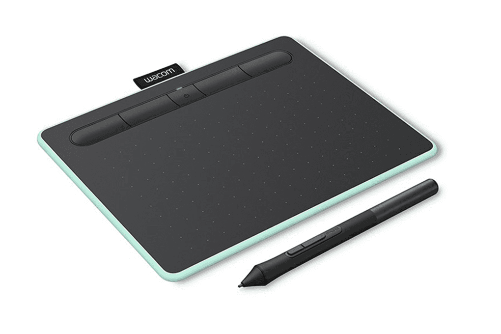 Bảng vẽ điện tử Wacom Intuos Small Bluetooth CTL-4100WL/E0-C Màu Đen - Xanh lá