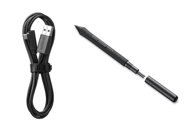 Bảng vẽ điện tử Wacom Intuos M Bluetooth CTL-6100WL/E0-C Màu Đen - Xanh lá