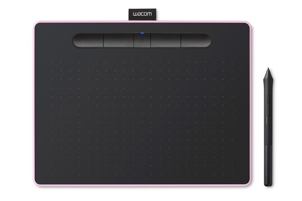 Bảng vẽ điện tử Wacom Intuos M Bluetooth CTL-6100WL/P0-C Màu Đen hồng