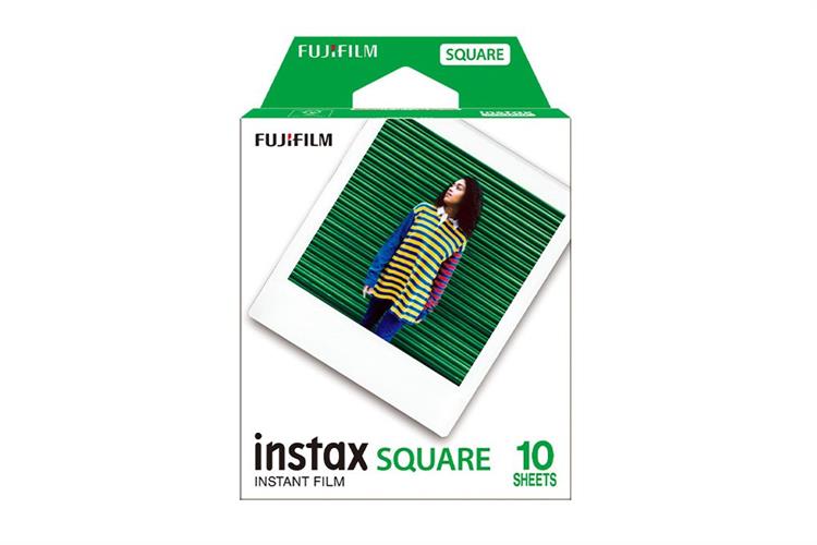 Phim chụp ảnh lấy liền Fujifilm Instax Square Plain (10/PK) Màu Trắng