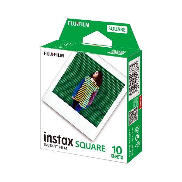 Phim chụp ảnh lấy liền Fujifilm Instax Square Plain (10/PK)