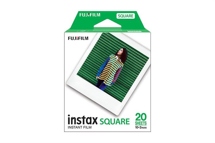 Phim chụp ảnh lấy liền Fujifilm Instax Square Plain (10x2/PK) Màu Trắng