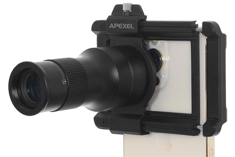 Ống kính tele zoom 6X Apexel APL-TM6 Màu Đen