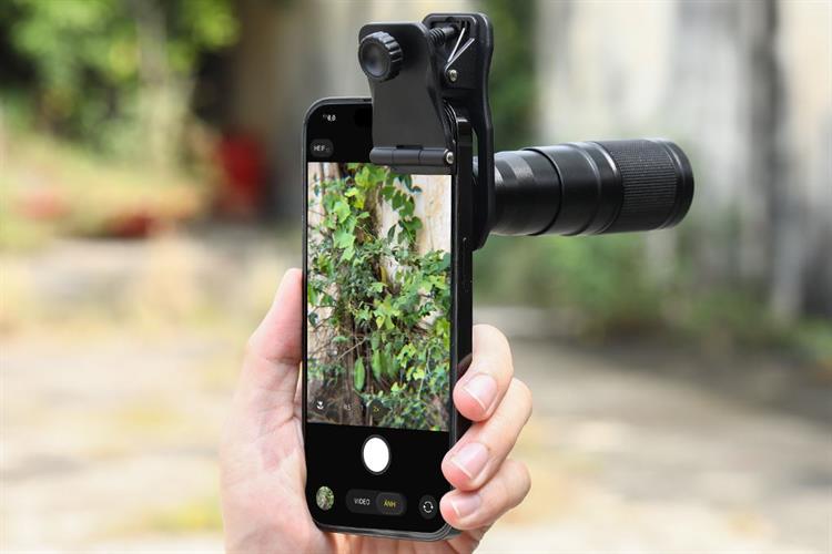 Ống kính tele zoom 8X Apexel APL-22X105-4IN1 Màu Đen