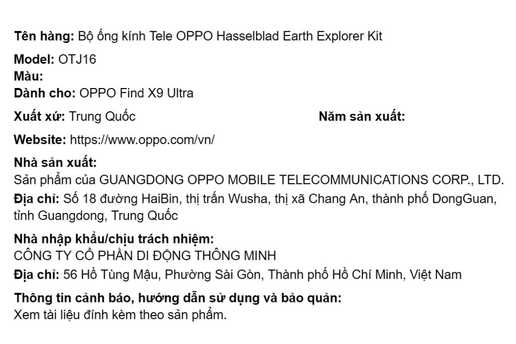 Ống kính tele zoom 4.28x Hasselblad OPPO Find X9 Ultra - 9