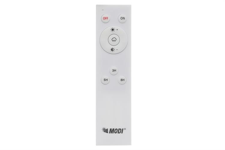 Đèn đường liền thể năng lượng mặt trời Modi MD-SLT27-400-W Màu Đen