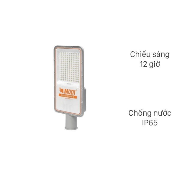 Đèn đường năng lượng mặt trời nhôm Modi MD-SLT 30- 400-W