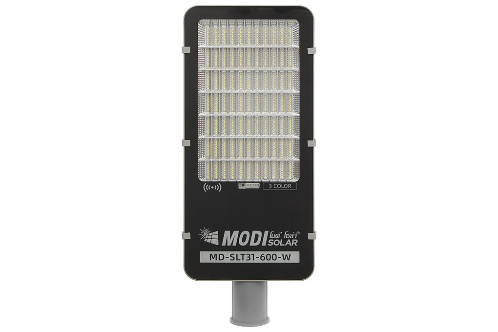 Đèn đường năng lượng mặt trời Modi nhôm MD-SLT31-600-W Màu Đen