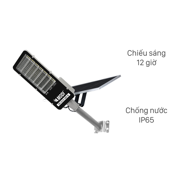 Đèn đường năng lượng mặt trời Modi nhôm MD-SLT31-600-W