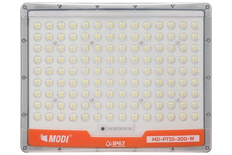 Đèn pha năng lượng mặt trời Modi MD-PT55-300-W Màu Trắng